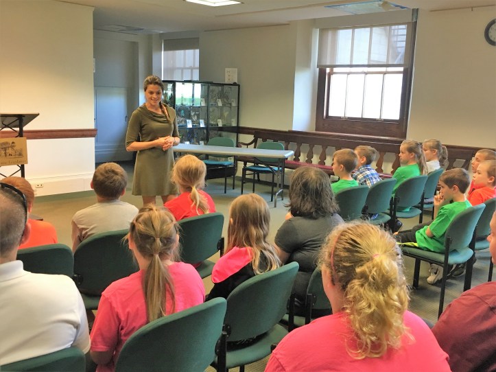 Sen Keim with Woodstock Elem students (2).JPG