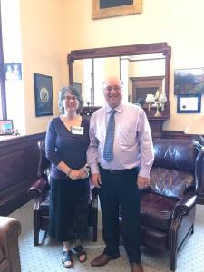 Dow with Dr. Minda Gold