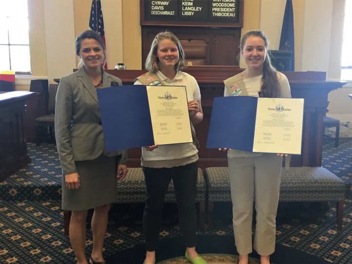 Sen Keim with Audra Hamlin and Katherine Trumbull