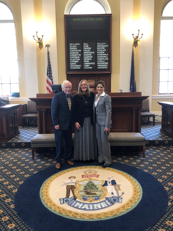 Keim with Pastor Carter